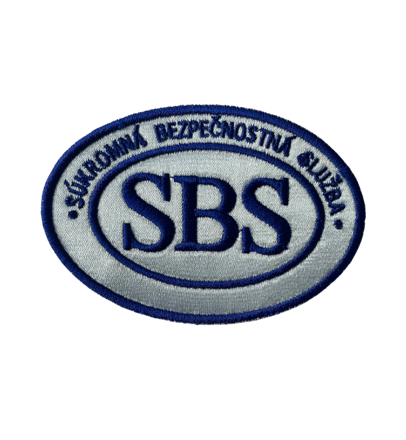 Nášivka SBS ovál modrá